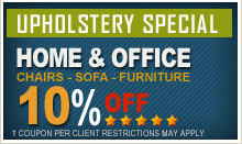 upholstery cleaning discount